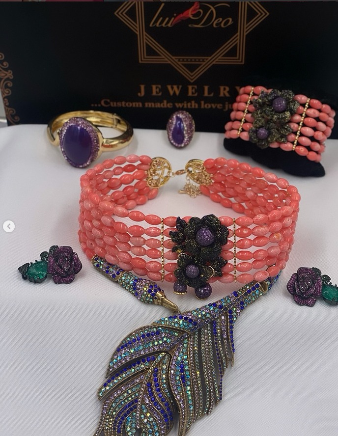 Coral Cuff & Ring Duo